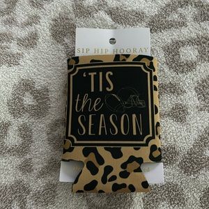 Sip Hip Jooray Football Koozie